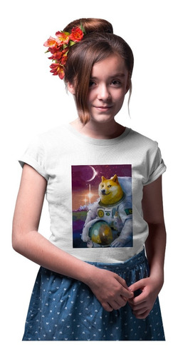 Camisetas De Astronautas Sublimadas Para Niñas Alfa Cool