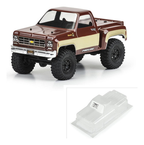 Racing Pro-línea 1/24 1978 Chevy K-10 Clear Body Scx24 Pro35