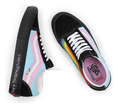 Tenis Vans Old Skool Pride Lgbtq+ Popcusch - Vn0a5fcbbmb