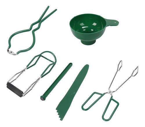Kit De Conservas, 6 Peças, Funnel Tong Bubble Popper Jar Wre