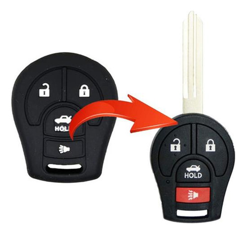 Funda Silicon Control Remoto Nissan Rogue Sentra March