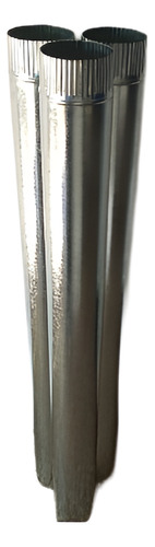 Caño Redondo 4 Pulgadas Ventilación - Chapa Galvanizada Zinc