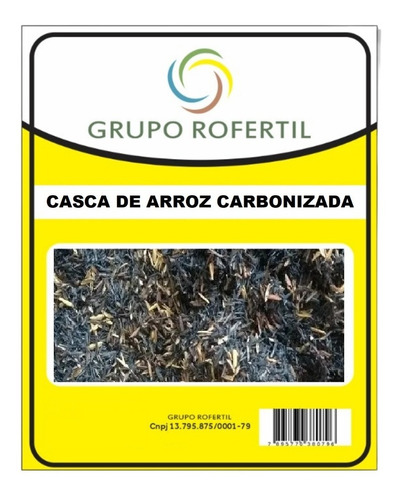 Casca De Arroz Carbonizada Compre 05 Litros E Ganhe + 05lts