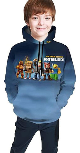M Niños Roblox Sudadera Con Capucha Impresión 3d Dibujos