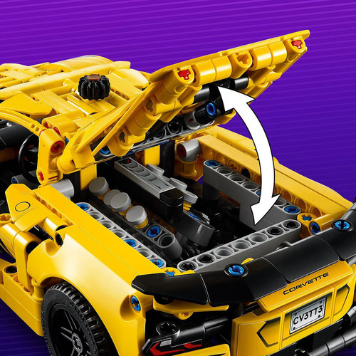 Lego 42205 Technic Chevrolete Corvette Stingray Auto Carrera 732