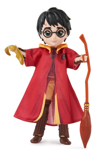 Wizarding World Harry De Lujo Quidditch Figura 8 Pulgadas