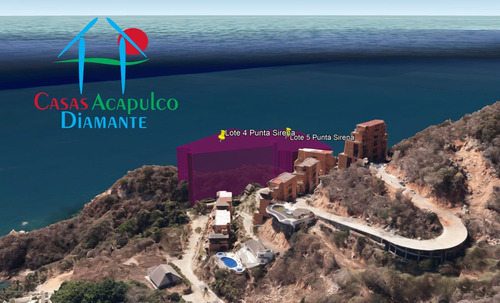 Cad Punta Sirena Lotes 4 Y 5. Dos Lotes Unidos Con Uso De Suelo Residencial Y Turístico Hotelero