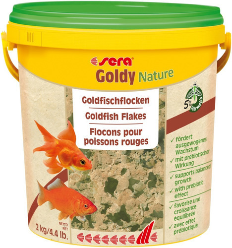 Alimento comida para peces agua fría Sera Goldy Nature 2kg