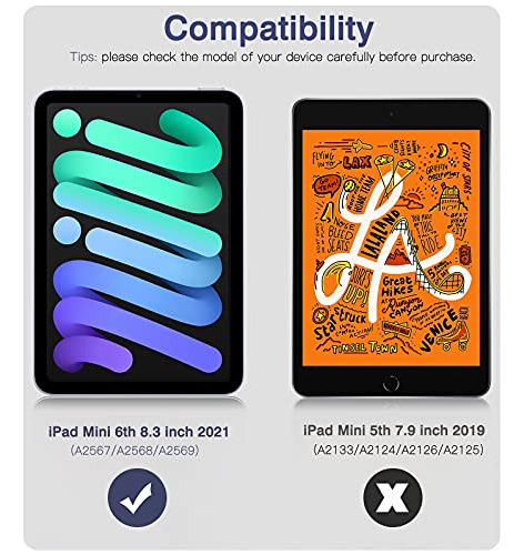 Funda Para iPad Mini 6th Generation iPad Mini 6 Case (8.3-pu