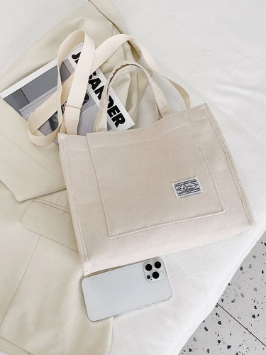Tote Bags Cartera Reutilizable De Corderoy