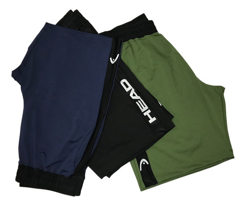 Imagem 4 de 4 de Bermuda Masculina Com Faixa Lateral - Head