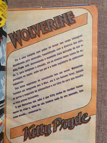 Wolverine & Kitty Pryde Minissérie/abril - Minissérie Especial Em 2 Edições (Usado)