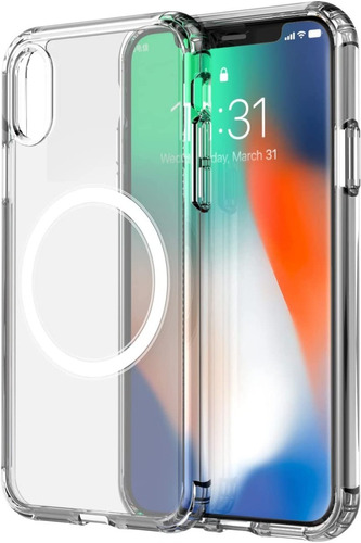 Estuche - Forro Clear Magsafe Apple iPhone X / Xs