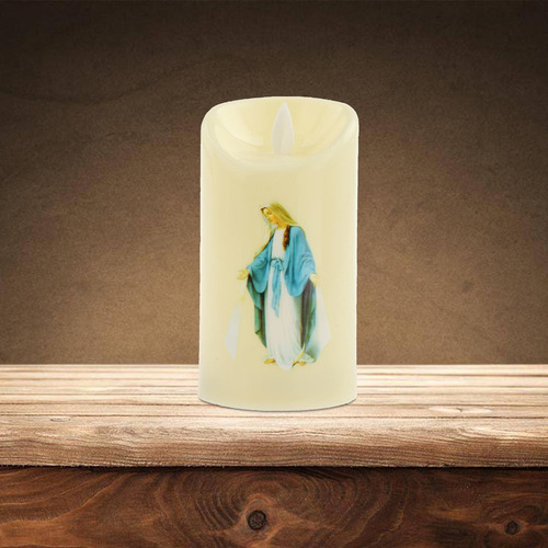 / Vela Electrónica A Pilas Sin Ascensión De La Virgen