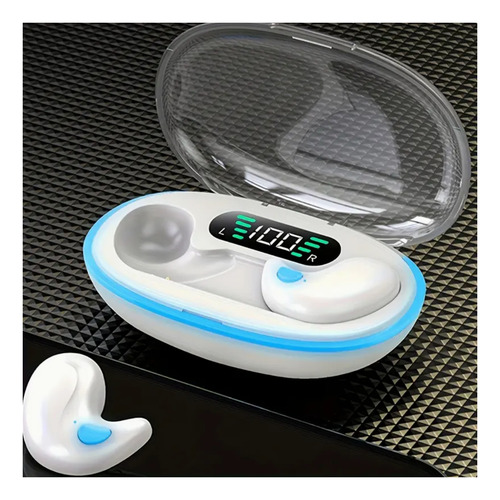 Audífonos Inalámbricos Ultrafino Tws Bluetooth 5.3 Micrófono Blanco