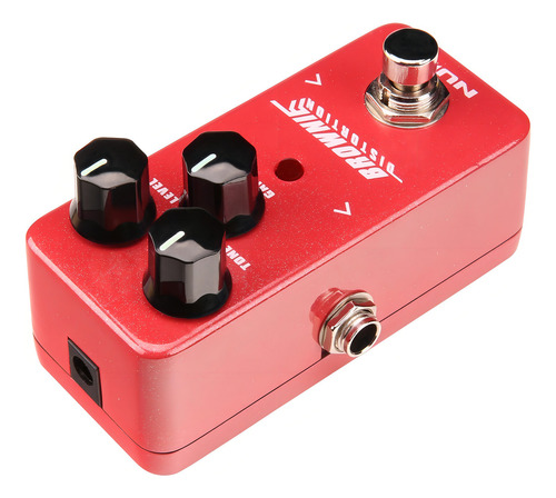 Pedal Mini Nux Brownie Distortion Nds-2, cor vermelha