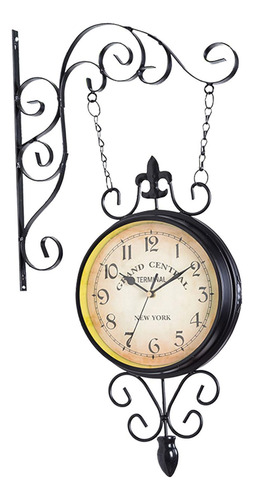 Reloj De Pared De Doble Cara Para Estación, Reloj De Pared