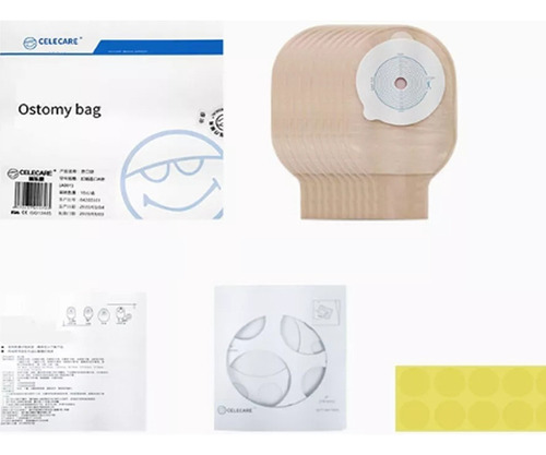 10x Bolsa Colostomía Drenable Con Filtro Anti Olor Y Gases