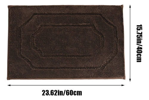 Felpudo Absorbente De Agua Para Baño, Práctico, Lavable A Má