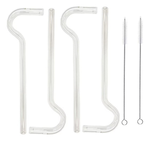 Anti Wrinkle Straw, Reusable Glass Drinking Straw, Prevent W