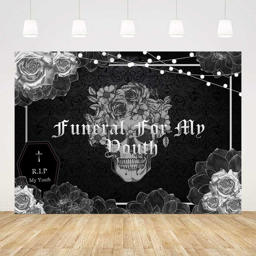 Sendy Fondo Funeral De 8 X 6 Pies Para Mi Juventud Rip To My