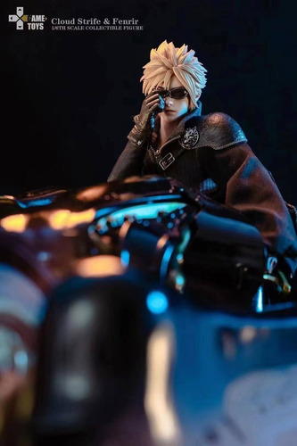 Cloud And Fenrir Game Toys No Hot Toys Final Fantasy Vii