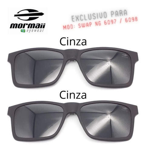 2 Clipons P Armação Mormaii Swap Ng 6097 Ou 6098 Promoção