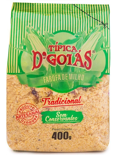 Farofa de Milho Tradicional D'Goiás 400g