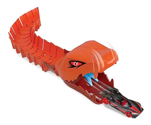Imagen 2 de 7 de Hot Wheels City Ataque De Robo-víbora Pista De Juguete