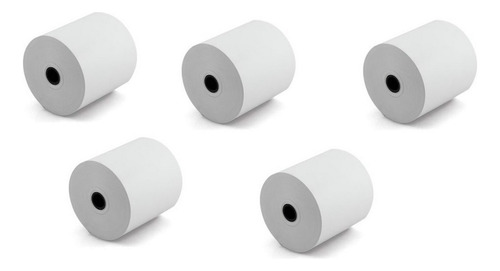 Pack X5 Rollo Papel Térmico Nextep Ne-529 80x70mm Blanco