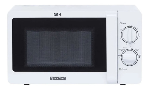 Microondas Bgh Quick Chef 20 Litros B120m16 700w Blanco