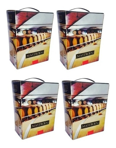 Vino Mastroeni Cabernet  Bag In Box Caja Por 4x5 Litros 