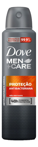 Antitranspirante em aerossol Dove Proteção Antibacteriana Men+Care 150 ml