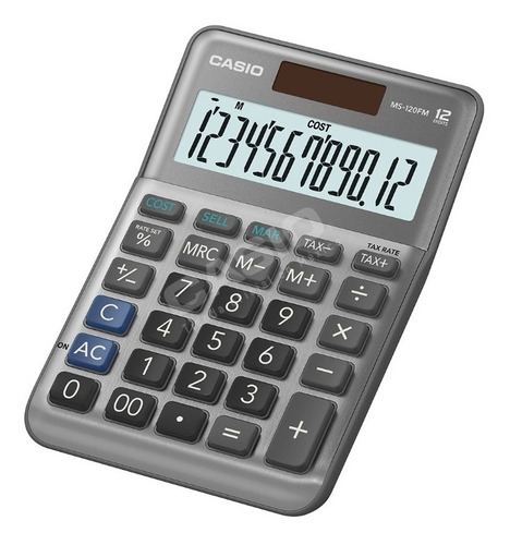Imagen 3 de 4 de Calculadora De Escritorio Casio Ms-120fm