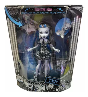 Muñeca Monster High Frankie Stein Reel Drama De Pelicula B&w