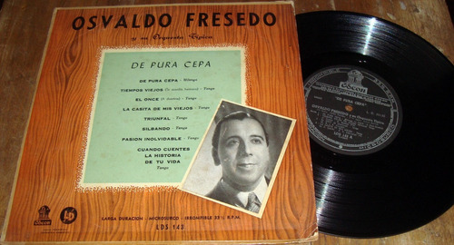 Osvaldo Fresedo De Pura Cepa Lp 10'' Arg Kktus