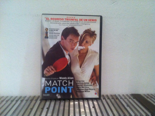 Match Point Dvd Z4 Woody Allen Scarlett Johansson Brian Cox