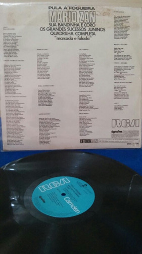 Lp Mario Zan Os Grandes Sucessos Festas Juninas-1973*** (Usado)