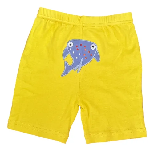 Short Algodón Bebé Amarillo