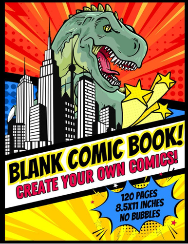 Libro: Blank Comic Book: Draw Your Own Comics And Create The