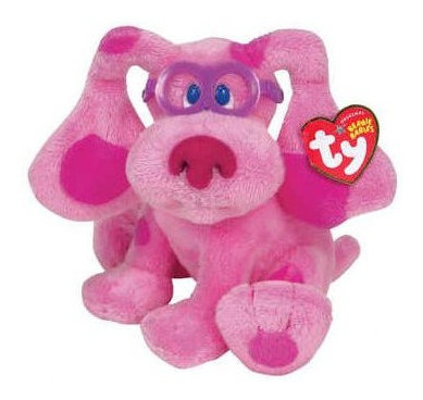 Peluche De Magenta El Perro Ty Beanie Baby De 6.5 Pulgadas