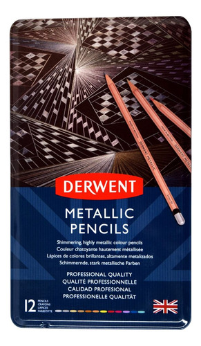 Lapices Color Derwent Metallic X 12 (13356)