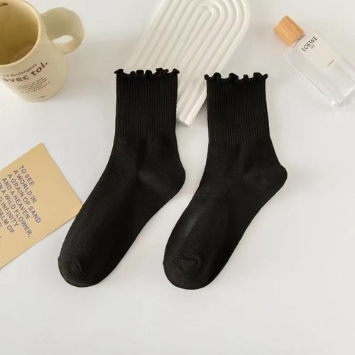 6 Pares Calcetines Mujer Calcetas Largas Moda Tines Dama