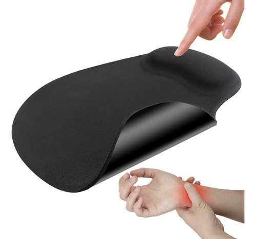 Pad Mouse Gel Con Apoyo Para La Muñeca Lavable Ergonómico