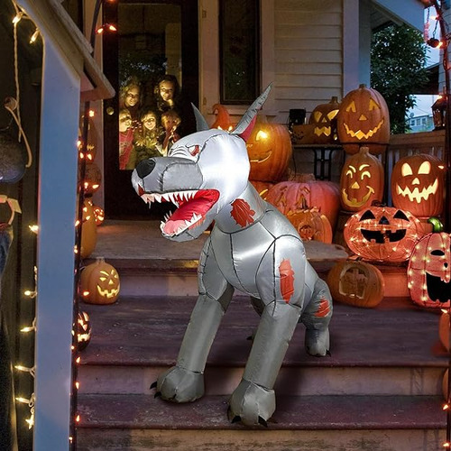 Pup Lights Decoracion Inflable De Halloween Para Interiores