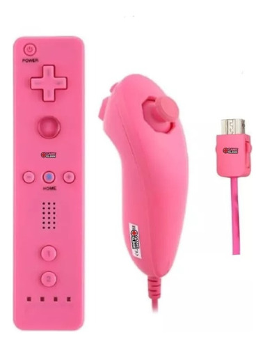 2 En 1 Remote + Nunchuk + Funda Nuevo Compatible Con Wii / U