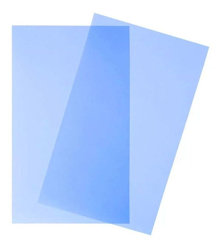 Imagen 1 de 3 de Tapa A4 Para Encuadernar Lisa Azul X20 Districomp