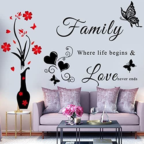 Wall Decor Stickers Carta Familiar Citas Wall Decals Qr9qn