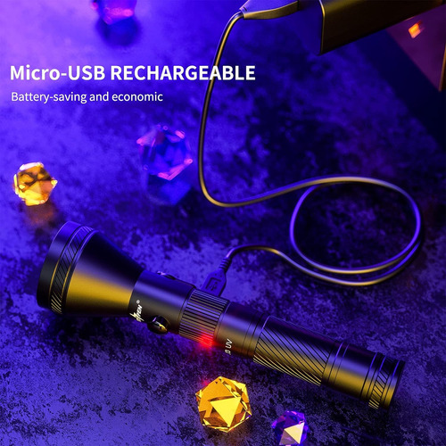 Linterna Usb Recargable 395nm