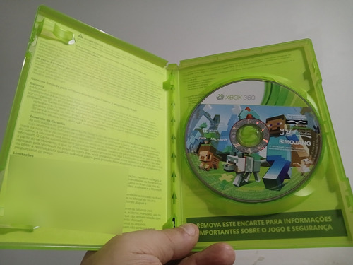 Jogo Xbox 360 Minecraft Original Edition Do Brasil Físico (Usado)